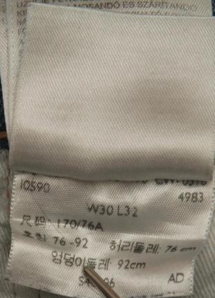 Levis 30 32 white oak cone denim джинсы10 фото