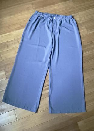 Легкие,серо-голубые брюки
