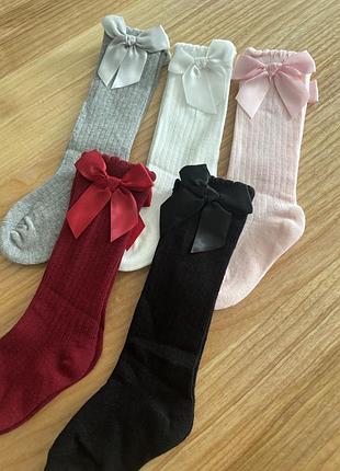 Высокие носки, подколенки для девочки гольфы