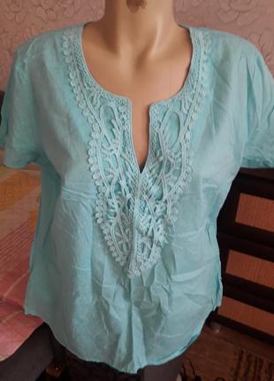 Супер тоненький коттон блуза bpc