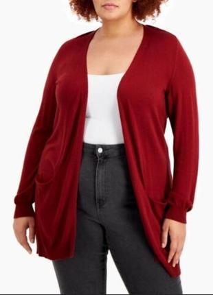 Кардиган вишневого кольору