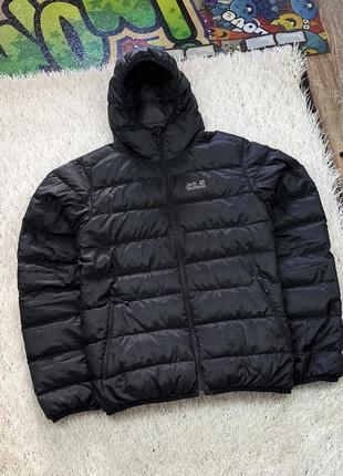 Мужской оригинальный пуховик ультра легкий микро куртка jack wolfskin