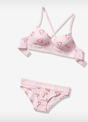 Комплект белья pink от victoria’s secret