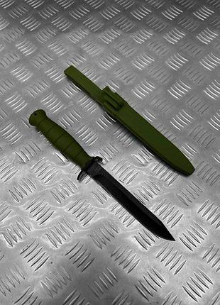 Нож glock глок олива с пластиковым чехлом удобный