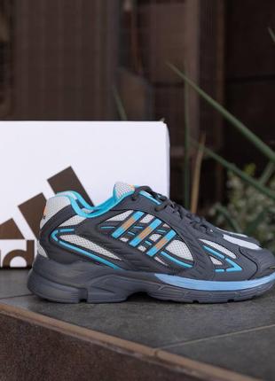 Чоловічі кросівки adidas responce grey blue8 фото