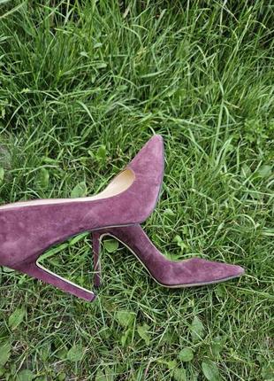 Лодочки туфли замшевые nine west