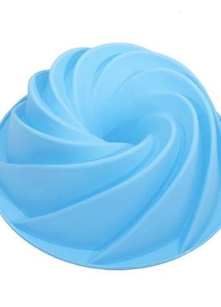 Форма для випікання кексу stenson mh-3030 силіконова 24х10см