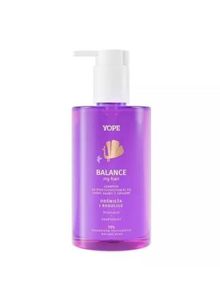 Шампунь для жирної шкіри голови yope balance my hair