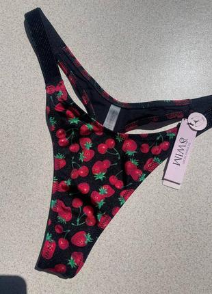 Оригинальный плавки низ к купальнику victoria’s secret стразы