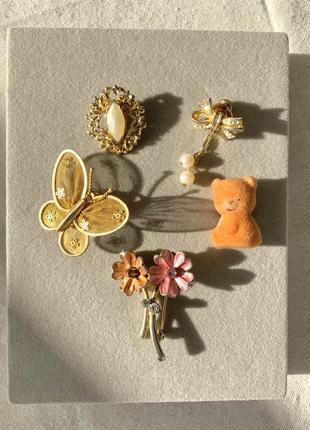 Набор брошок японія вінтаж