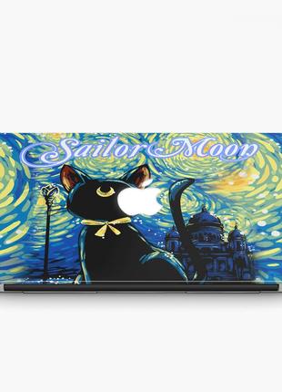 Чехол пластиковый для apple macbook pro / air сейлор мун (sailor moon) макбук про case hard cover прозрачный2 фото
