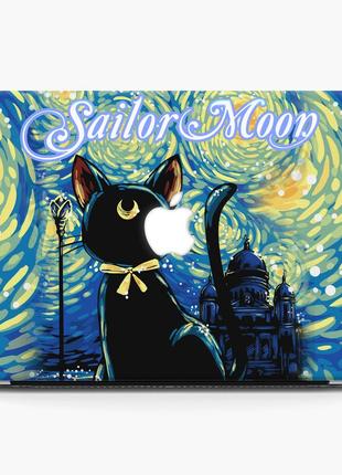 Чехол пластиковый для apple macbook pro / air сейлор мун (sailor moon) макбук про case hard cover прозрачный3 фото
