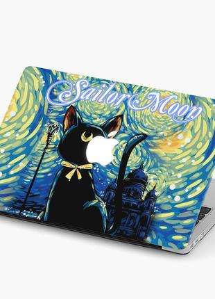 Чехол пластиковый для apple macbook pro / air сейлор мун (sailor moon) макбук про case hard cover прозрачный