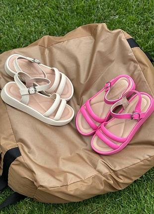 Жіночі босоніжки висока якість зручні в носінні, стильні босоніжки для жінок на літо2 фото