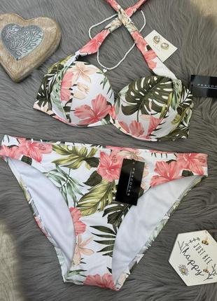 Купальник peacocks размер 70 b/c, плавки s (10)