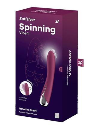Вибратор satisfyer spinning vibe 1 red 8