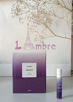Новинка мини-версия, миниатюра, пробник lambre 204 violet black opium - yves saint laurent франция