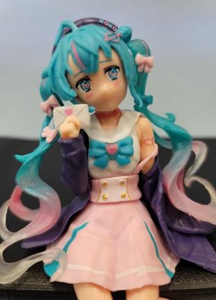 Фигурка хацуное микка hatsune miku. 14 см2 фото