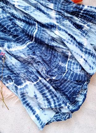 Легкое ярусное мини платье3 фото