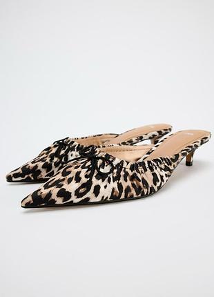 Мюли zara туфли zara