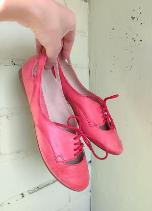 Невероятные кожаные туфли балетки от бренда new look gorgeous