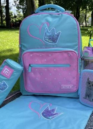 Шкільний набір kite charming рюкзак + пенал + сумка для взуття set_k22 - 770m-3