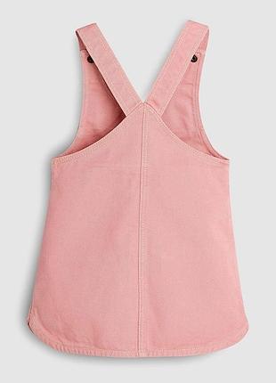 Джинсовый розовый сарафан.