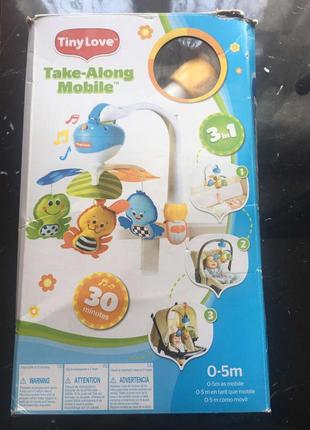 Мобиль tiny love (тайницы лав) тропические зверята 3 в 1 (израиль)