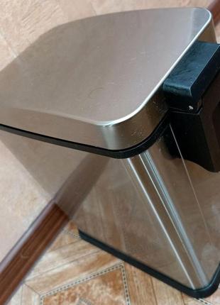 Урна відро для сміття volle, метал. хром.