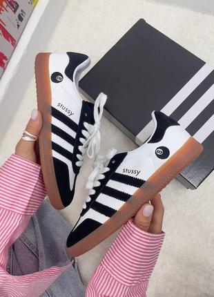 adidas gazelle silver green womens SAM x STUSSY DICE