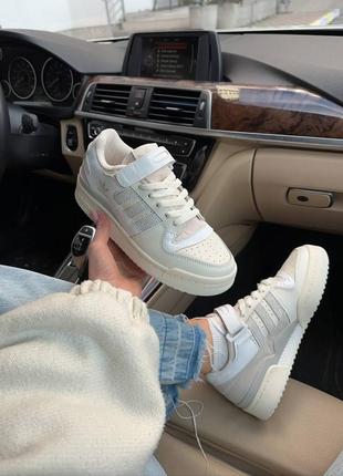 Кроссовки adidas forum white pink new