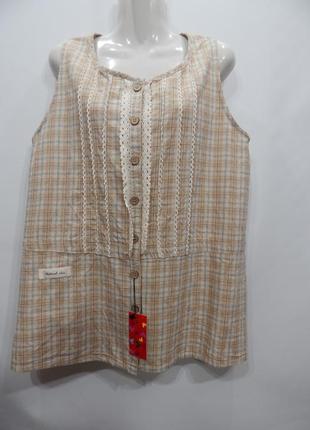 Футболка — кофта жіноча літня бавовна ukr 50 eur 42 162жф (тільки в зазначеному розмірі, тільки 1 шт.)