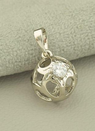 Кулон 'xuping' фианит  (родий)