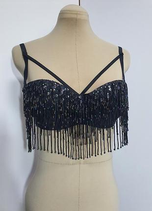 Лиф сценический с декором ручной работы