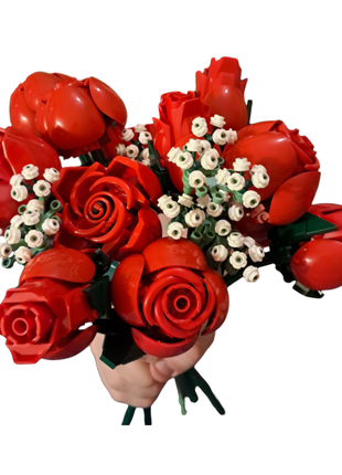 Конструктор лего букет роз lego icons bouquet of roses 822 детали