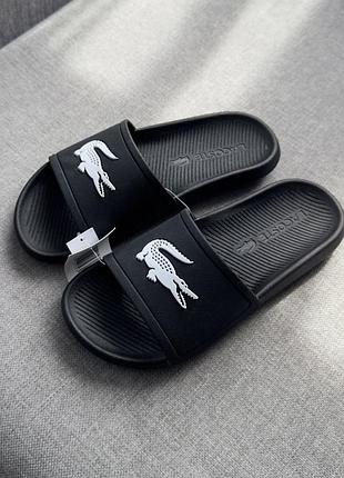 ❤️❤️❤️шлепки lacoste 38/38,5/39 р. на широкую ногу!!!!оригинал