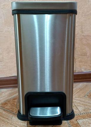 Урна відро для сміття volle, метал. хром.