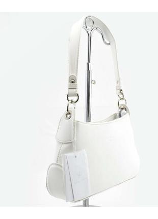 Біла сумочка david jones жіноча сумка на плече, сумка крос-боді, жіноча повсякденна сумка, стильна сумка для дівчини5 фото