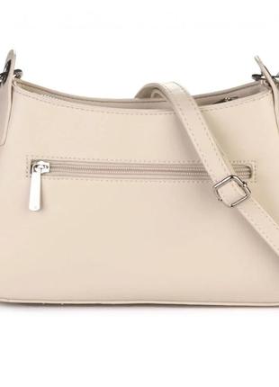 Жіноча сумка david jones, сумка-клатч молочного кольору, сумка наплічна зі шкірозамінника, міська жіноча сумка3 фото
