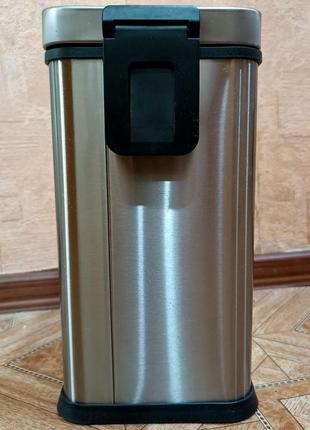 Урна відро для сміття volle, метал. хром.