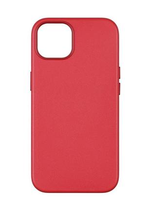 Панель-накладка чехол magsafe leather case apple iphone 13 pro max crimson