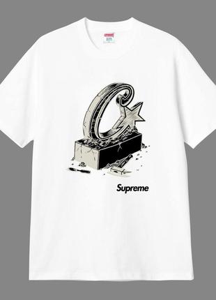 Футболка supreme футболка суприм суприм бейп bape a bathing ape ripndip рипндип рипндип cortez corteiz кортез