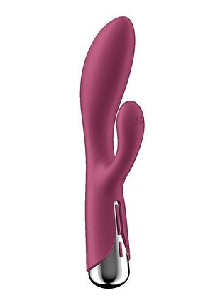 Вибратор-кролик с ротацией satisfyer spinning rabbit 1 red, 3 мотора 5