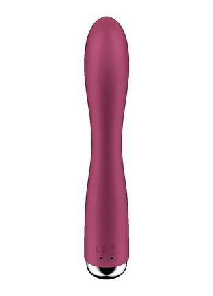 Вибратор-кролик с ротацией satisfyer spinning rabbit 1 red, 3 мотора 4