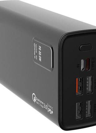 Павербанк tracer 30000mah 4xusb, power delivery, quick charge 3.0, портативна батарея powerbank