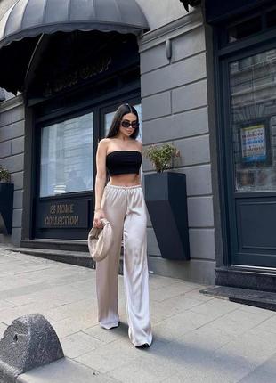 Шелковые брюки