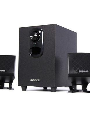 Акустическая система 2.1 microlab m-108 5вт 2х3.5mm черная