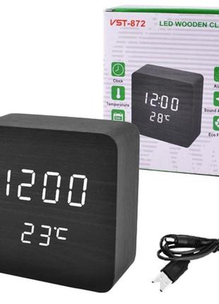 Електронний годинник з термометром vst-872-6