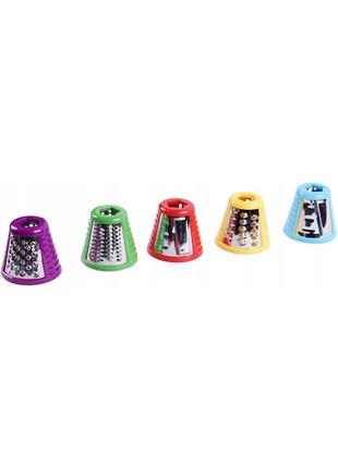 Электрическая овощерезка многофункциональная 5 насадок clatronic ме (3604)