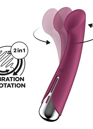 Вибратор satisfyer spinning g-spot 1 red